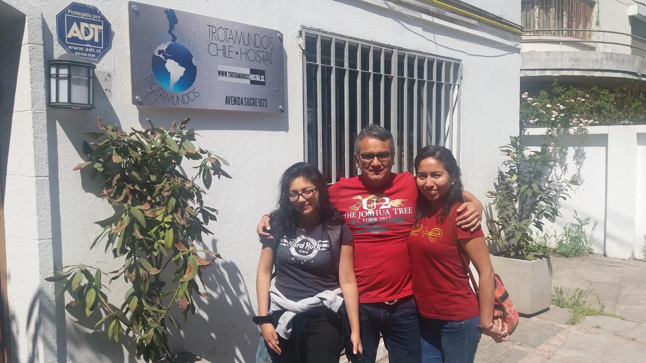 Trotamundos Hostal Santiago de Chile Bagian luar foto